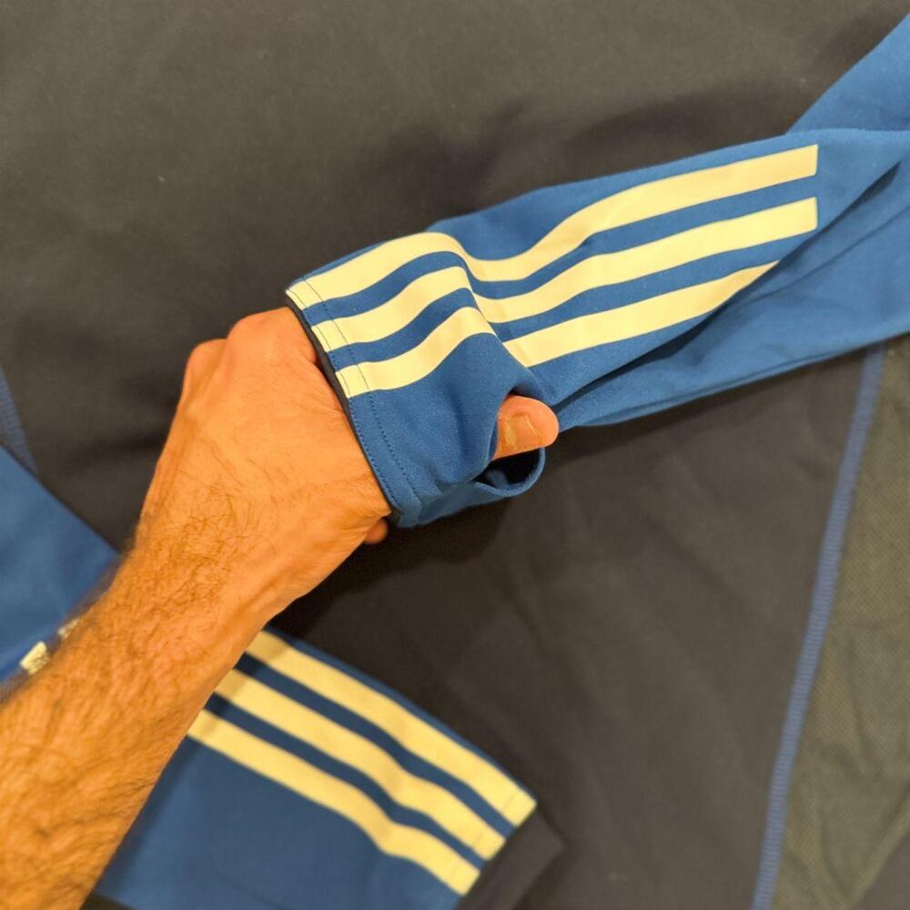 Adidas blue aeroready quarter zip - Picture 4 of 6